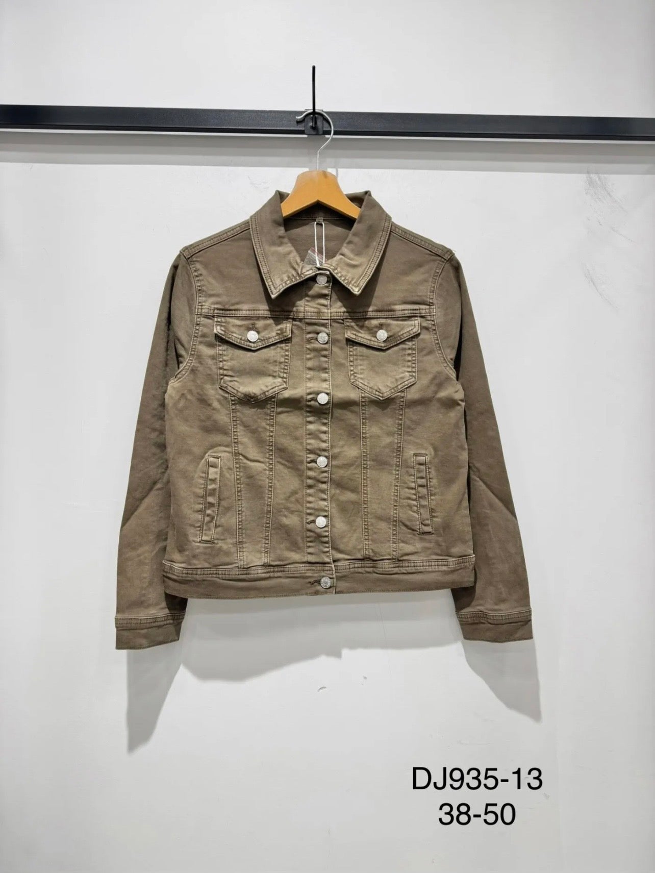 Veste jeans taupe