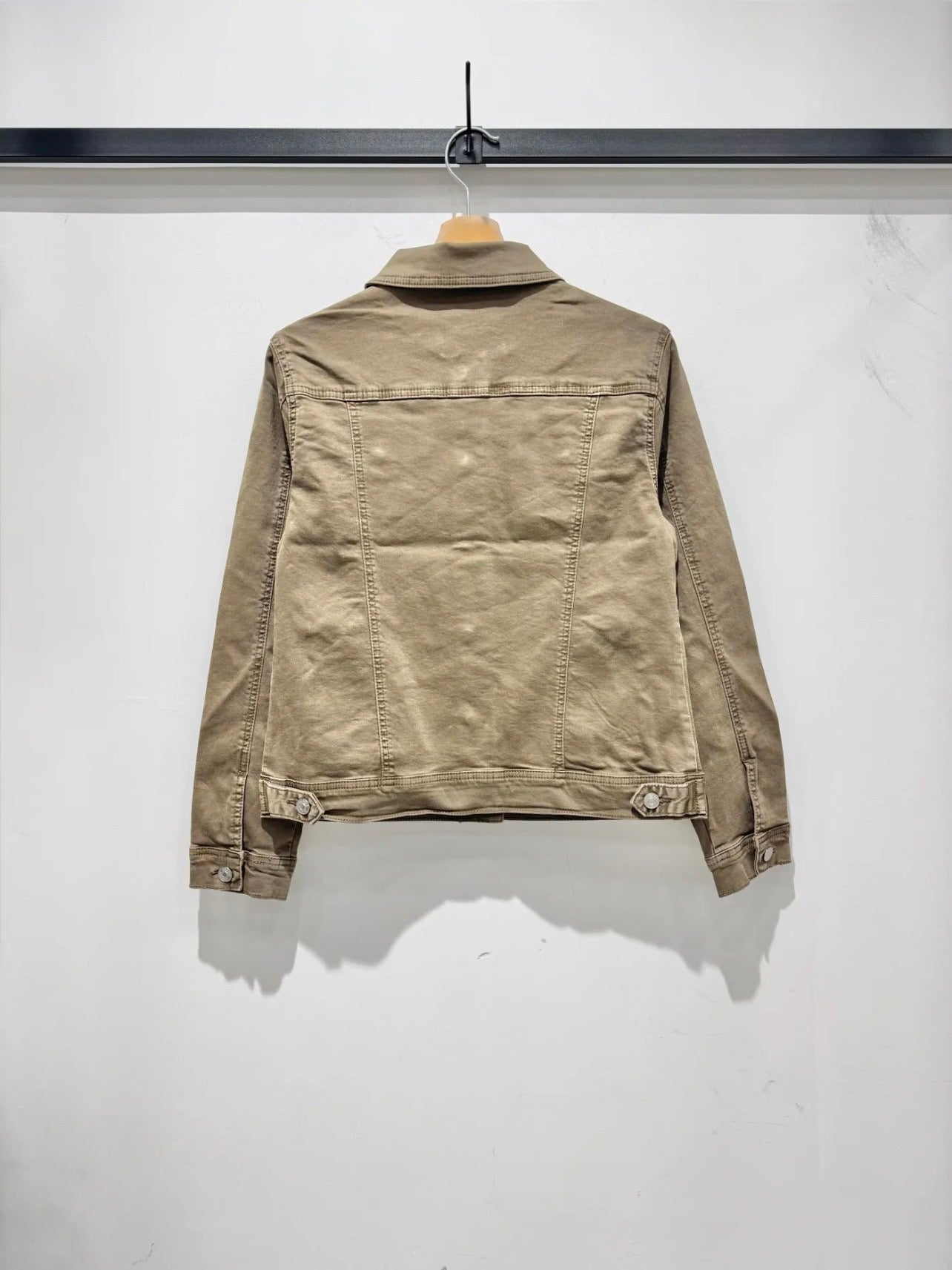 Veste jeans taupe