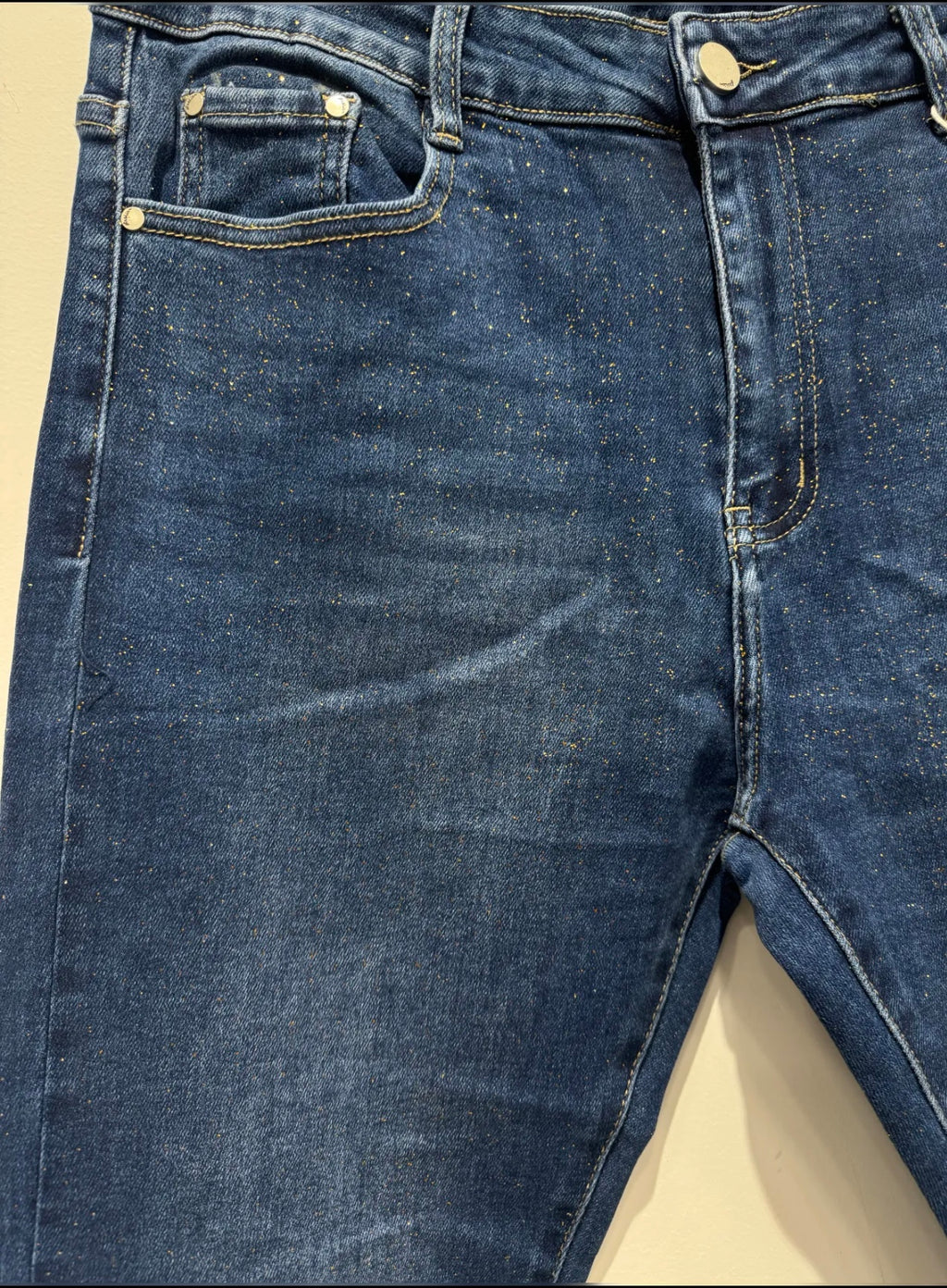 Jeans sequin mom fit