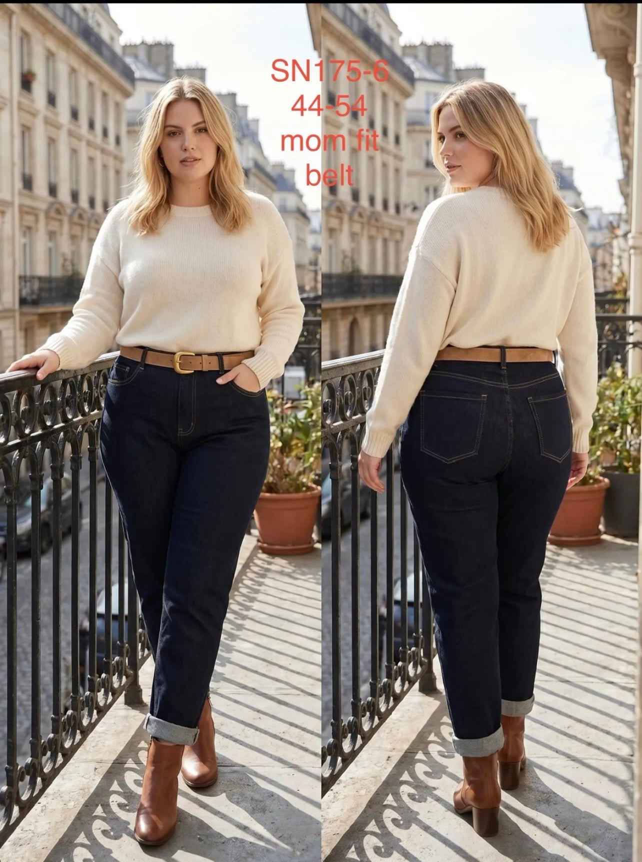 Jeans brut mom fit brut SN-175-1