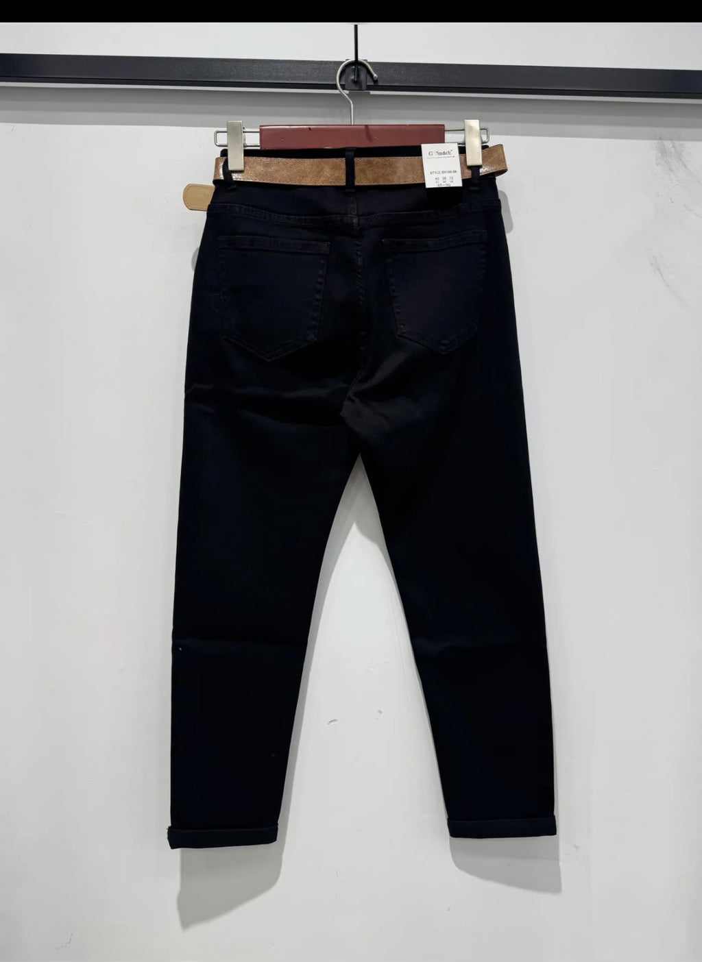 Jeans noir fit SN- 166-8