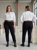 Jeans noir mom fit Référence SN-175