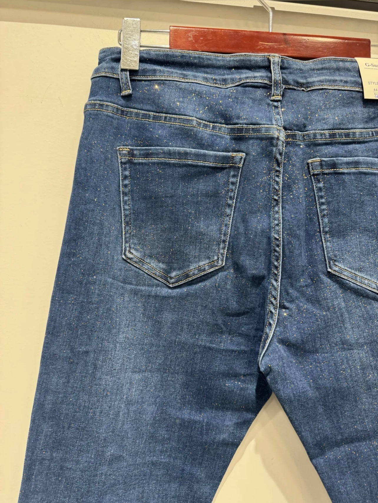 Jeans sequin mom fit