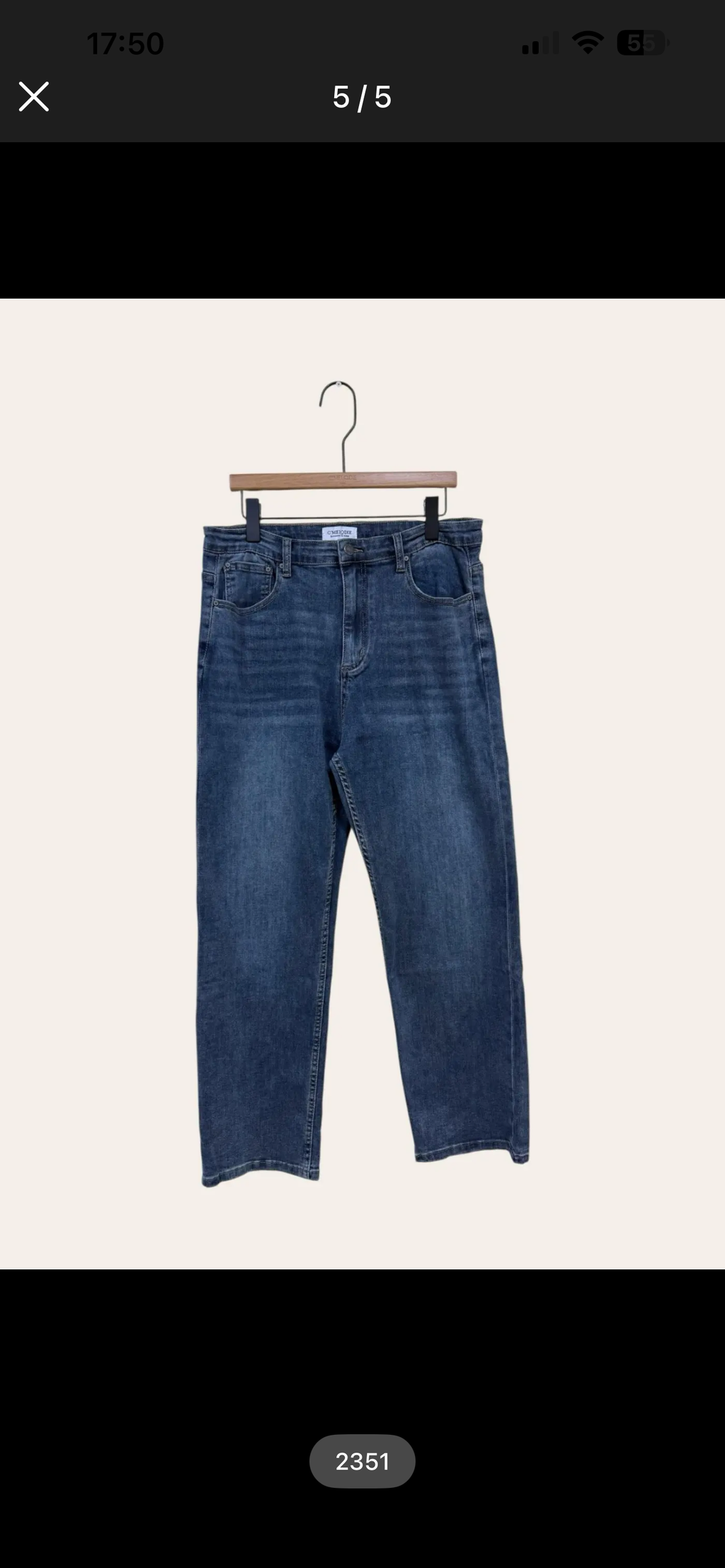 Jeans coupe droite CMELODIE