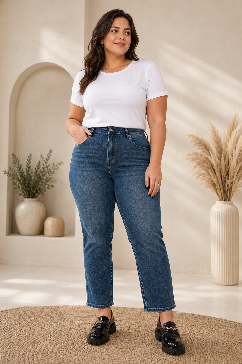 Jeans coupe droite CMELODIE