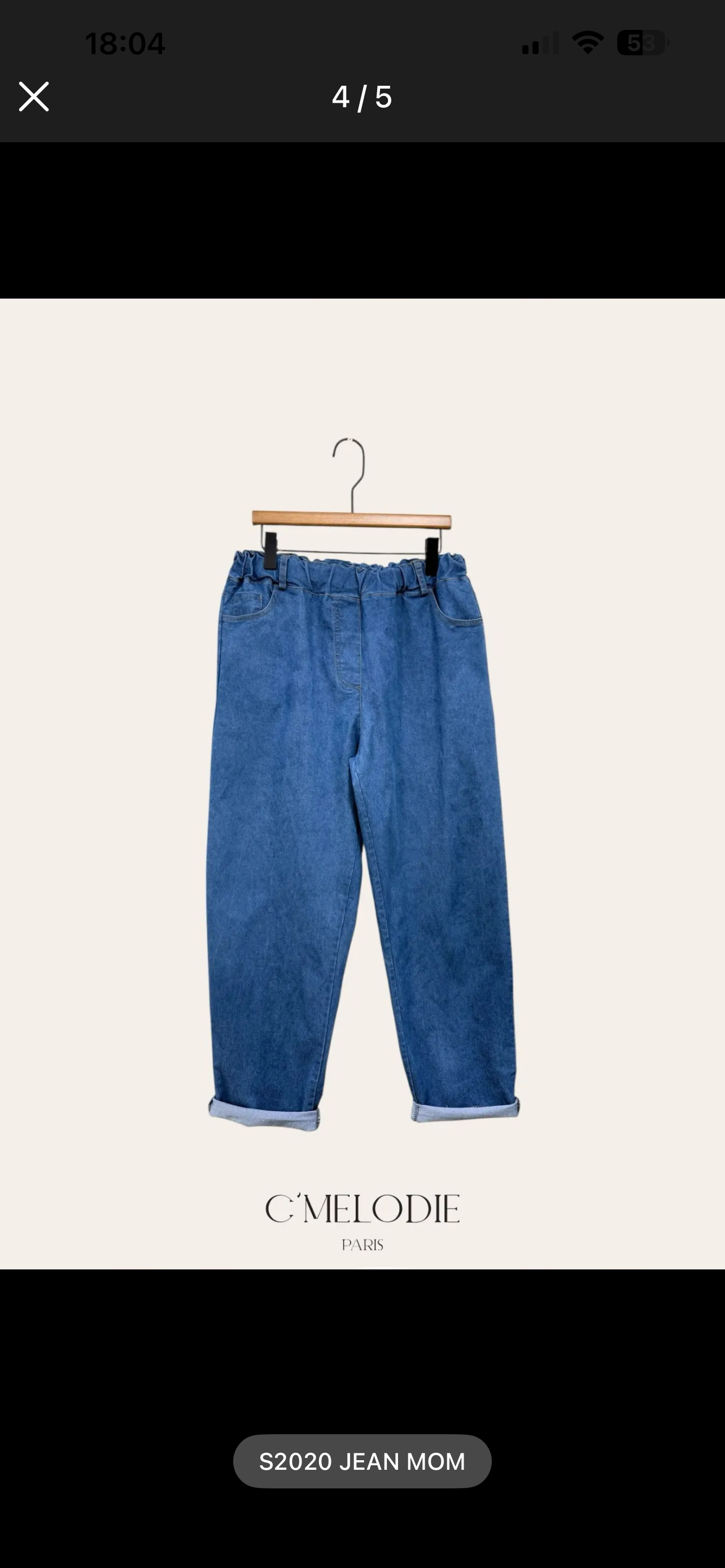 Jeans MOM CMELODIE
