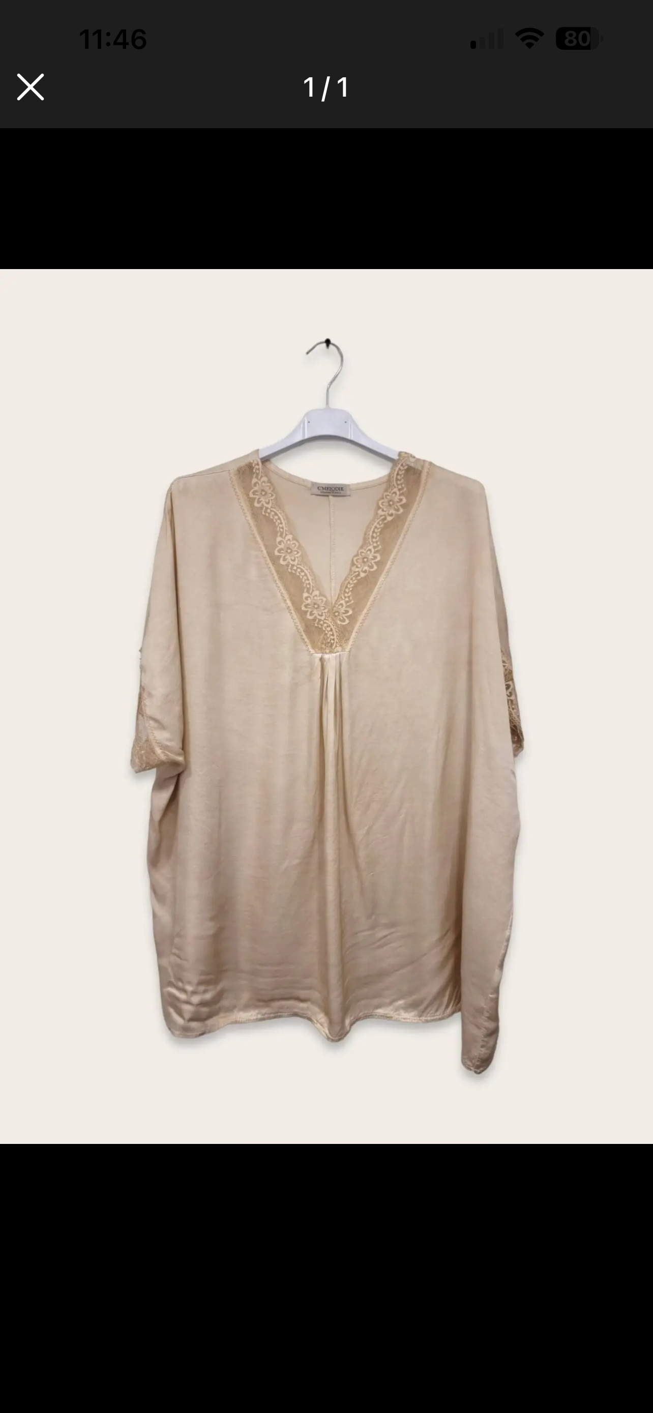 Blouse satin grande taille