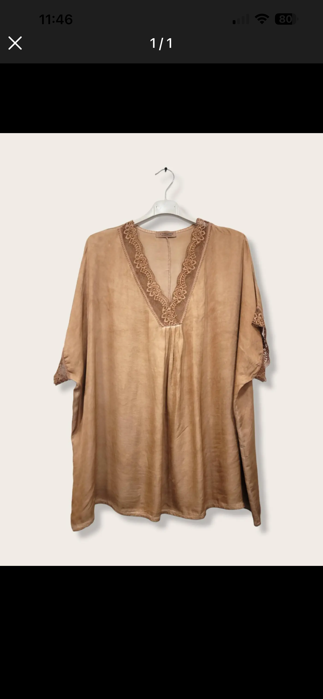 Blouse satin grande taille