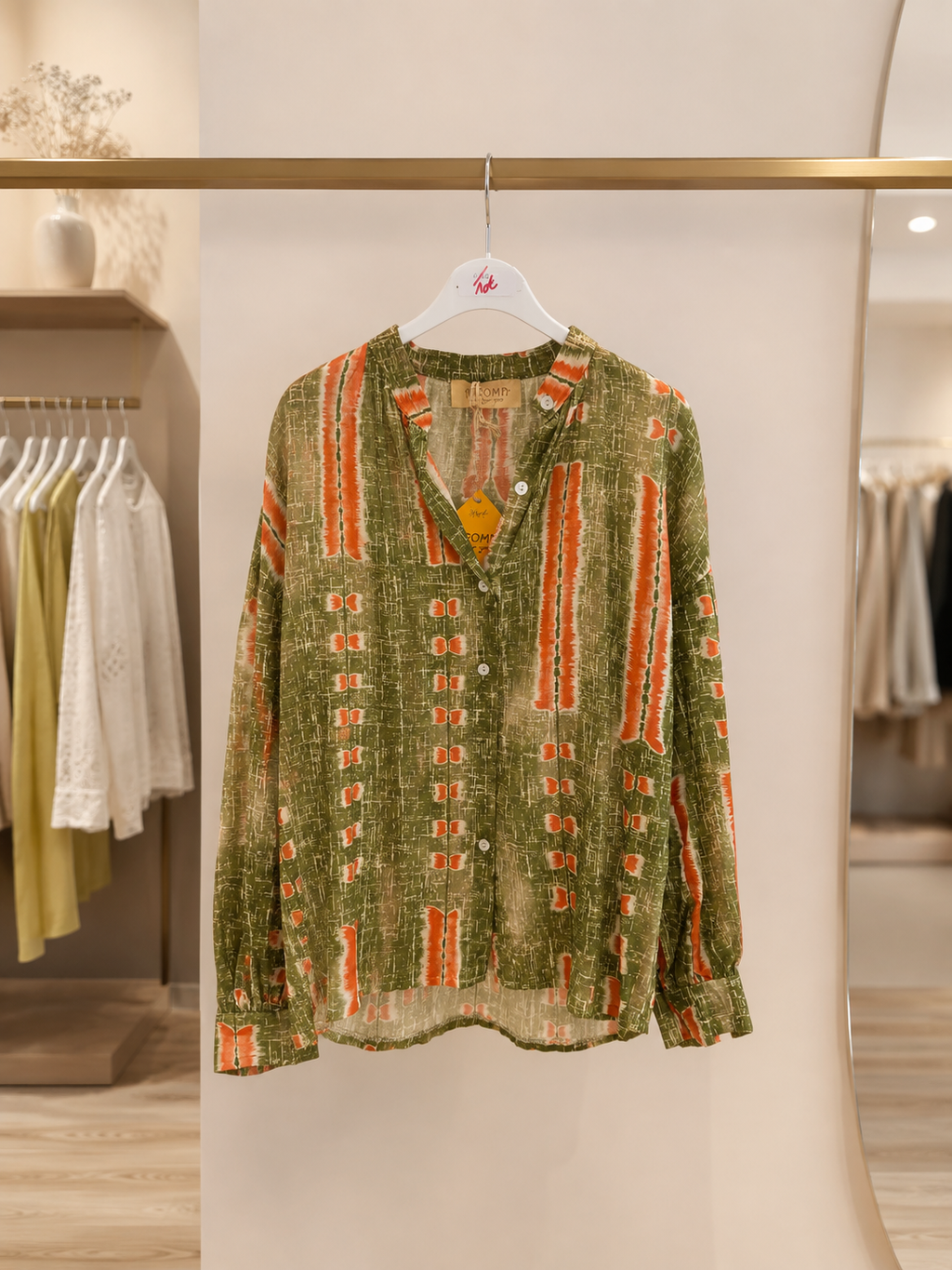 Chemise Aroma kaki
