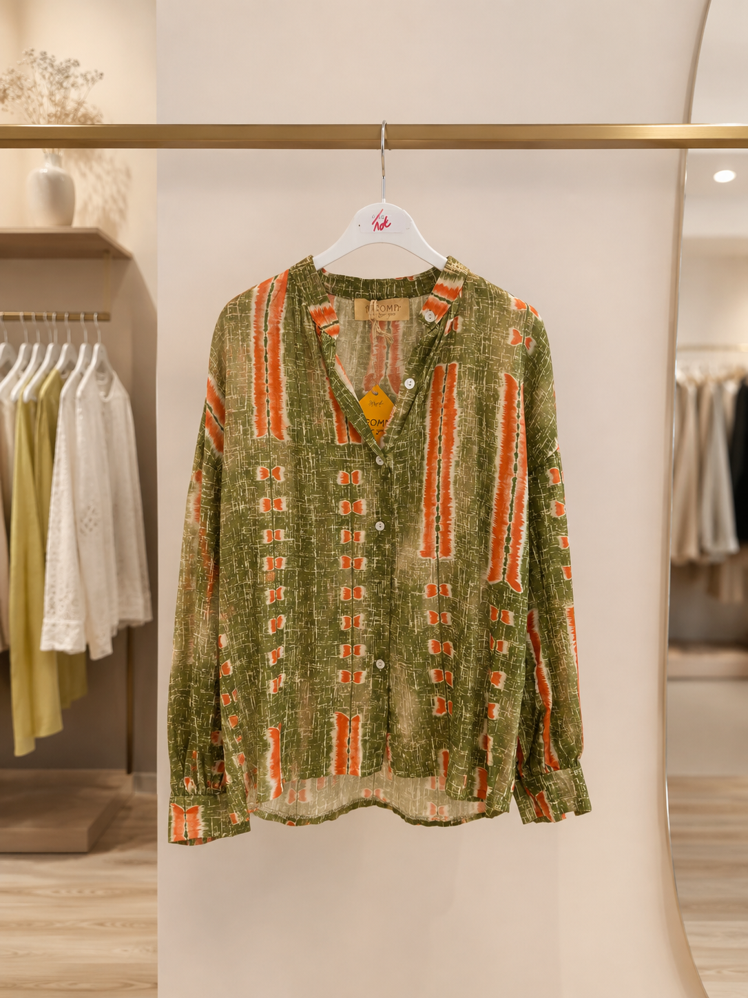 Chemise Aroma kaki