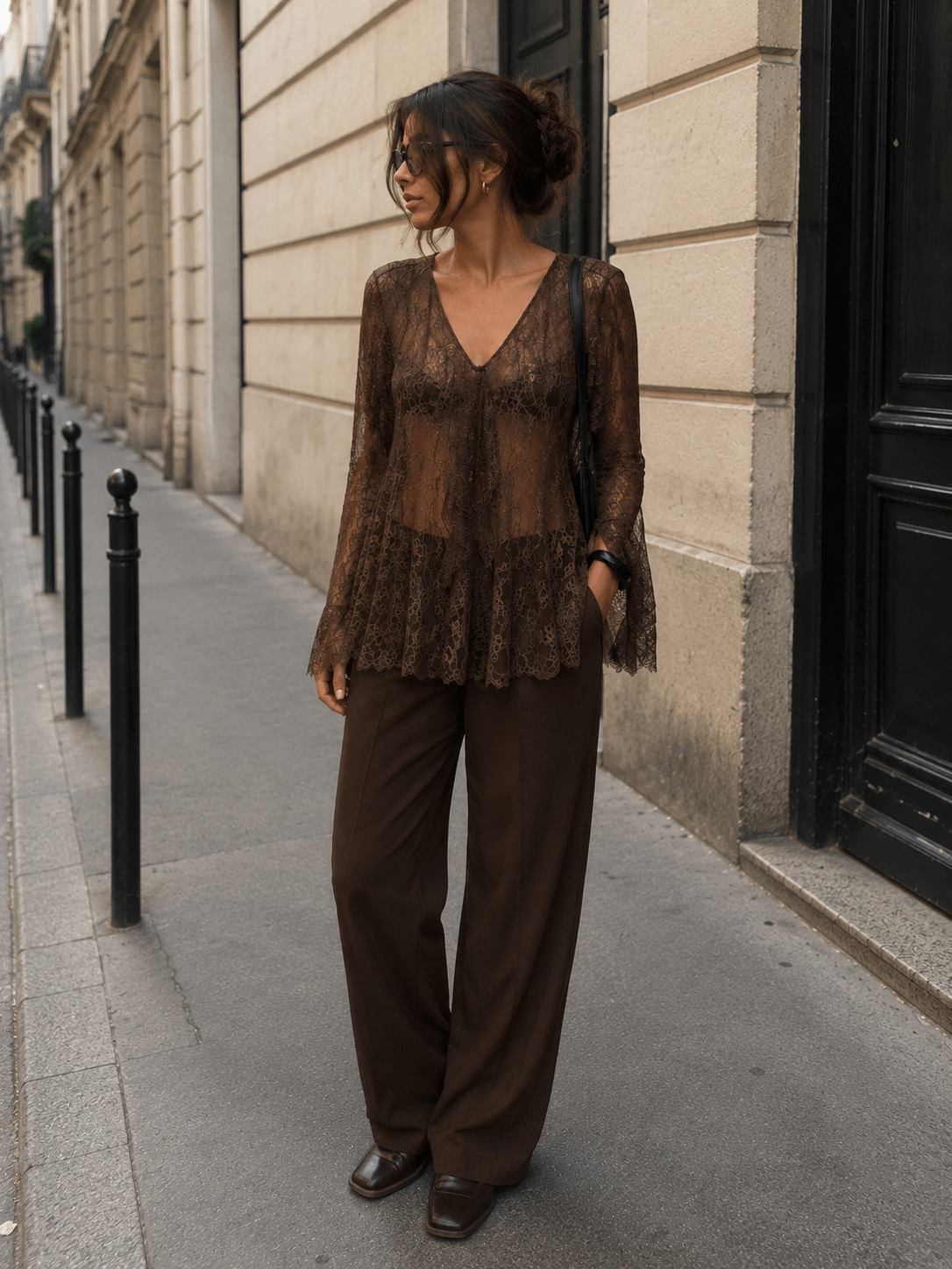Tunique, dentelle