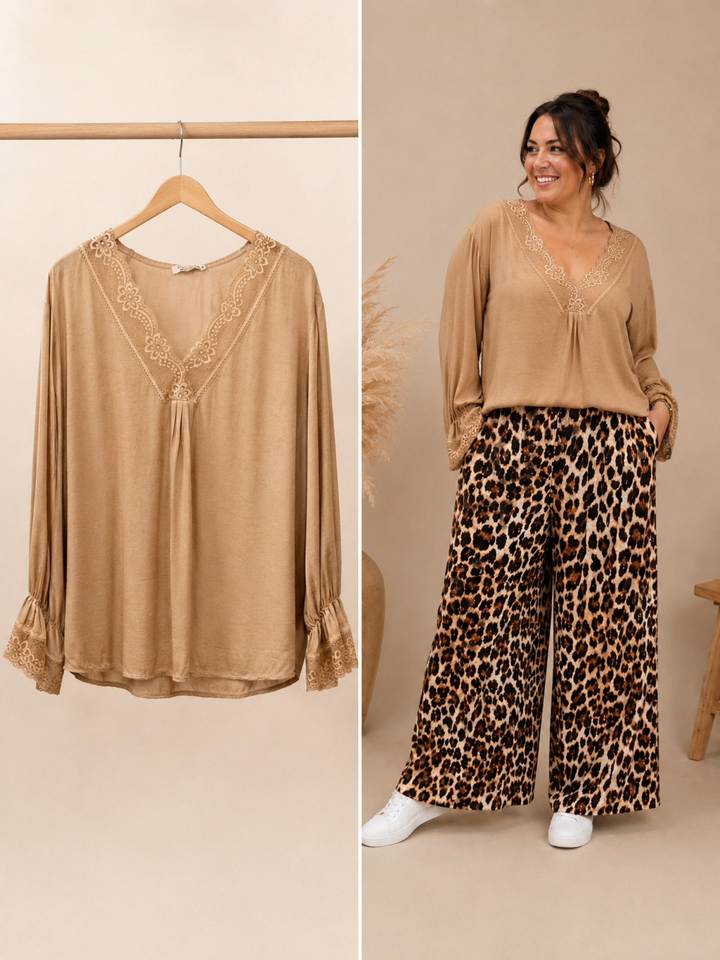 Pantalon léopard aroma
