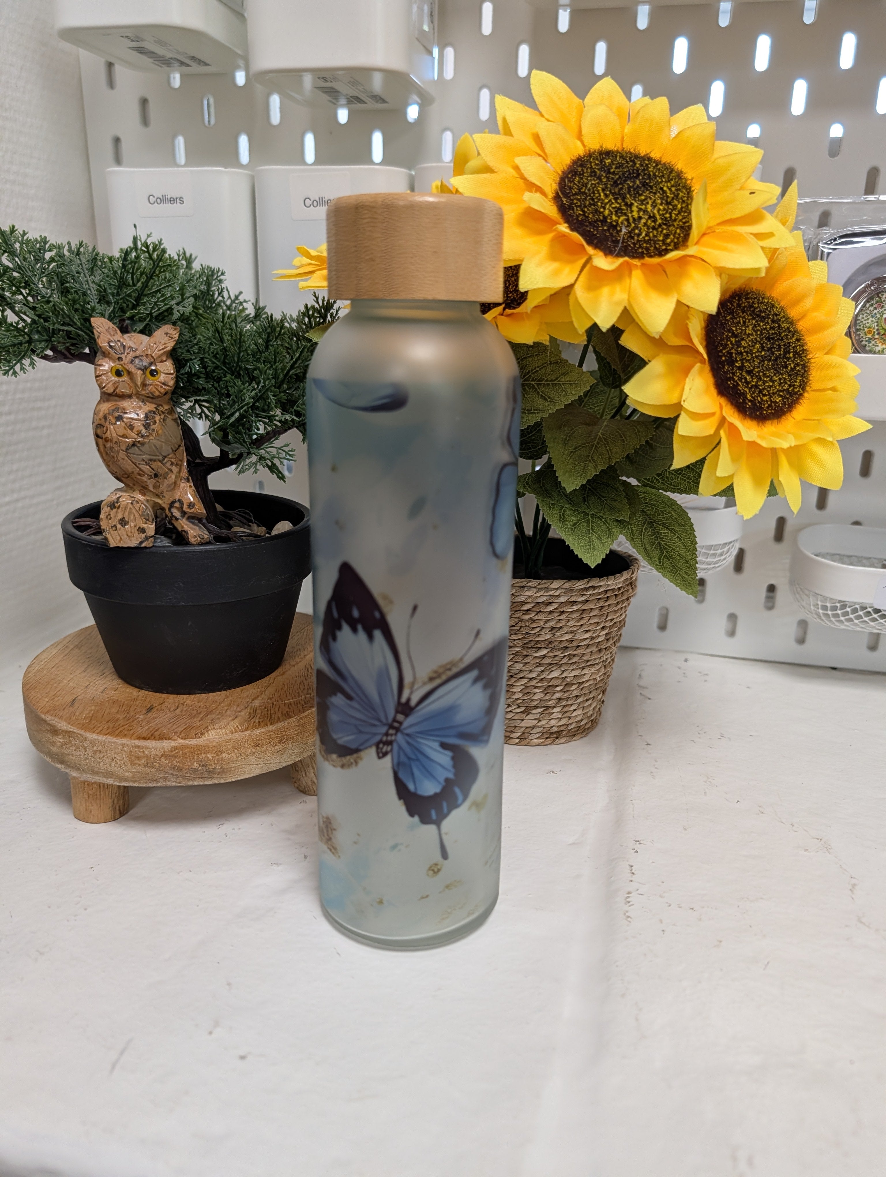 Gourde verre double parois