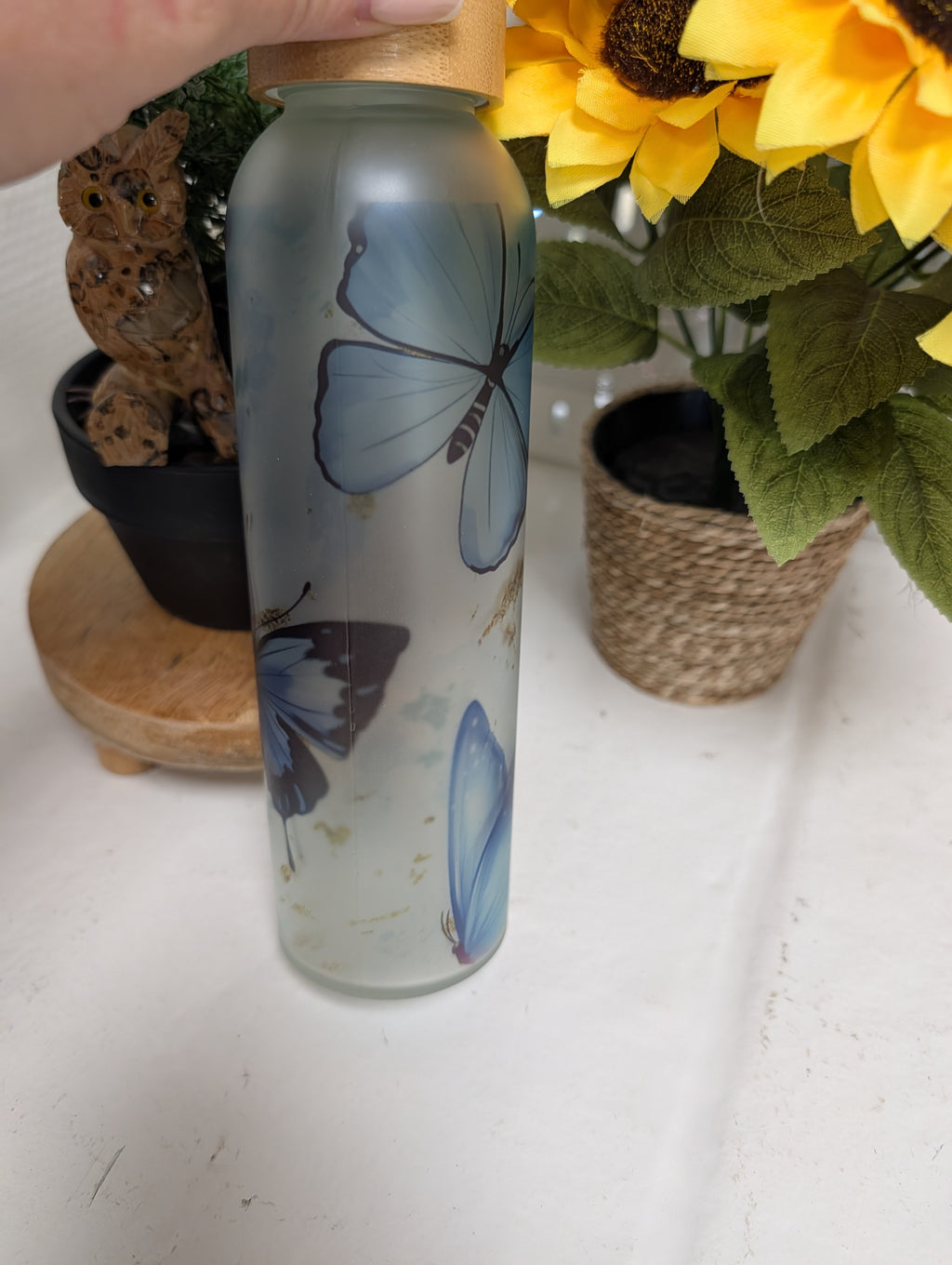 Gourde verre double parois