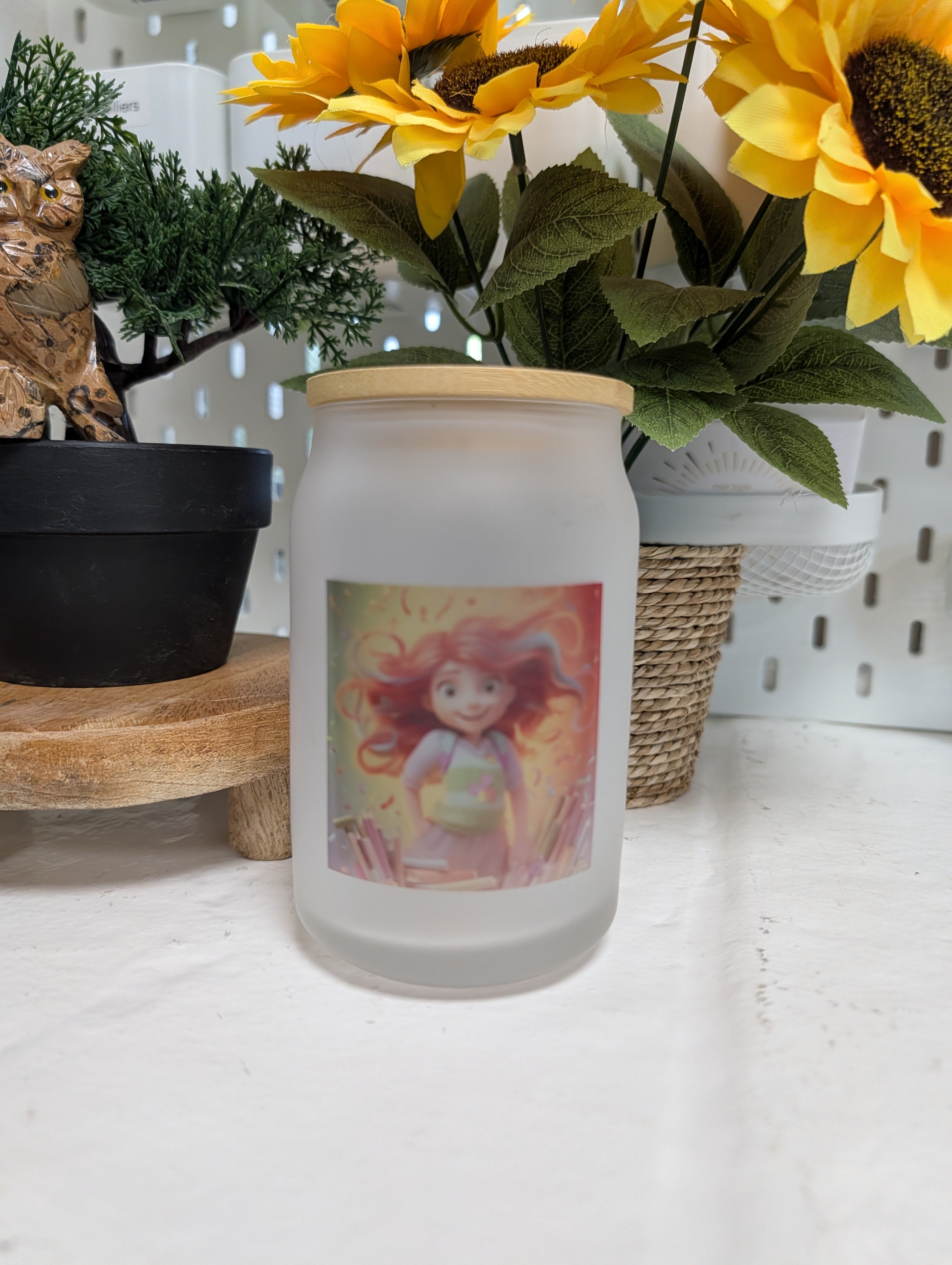 Jarre en verre double parois Personnalisable