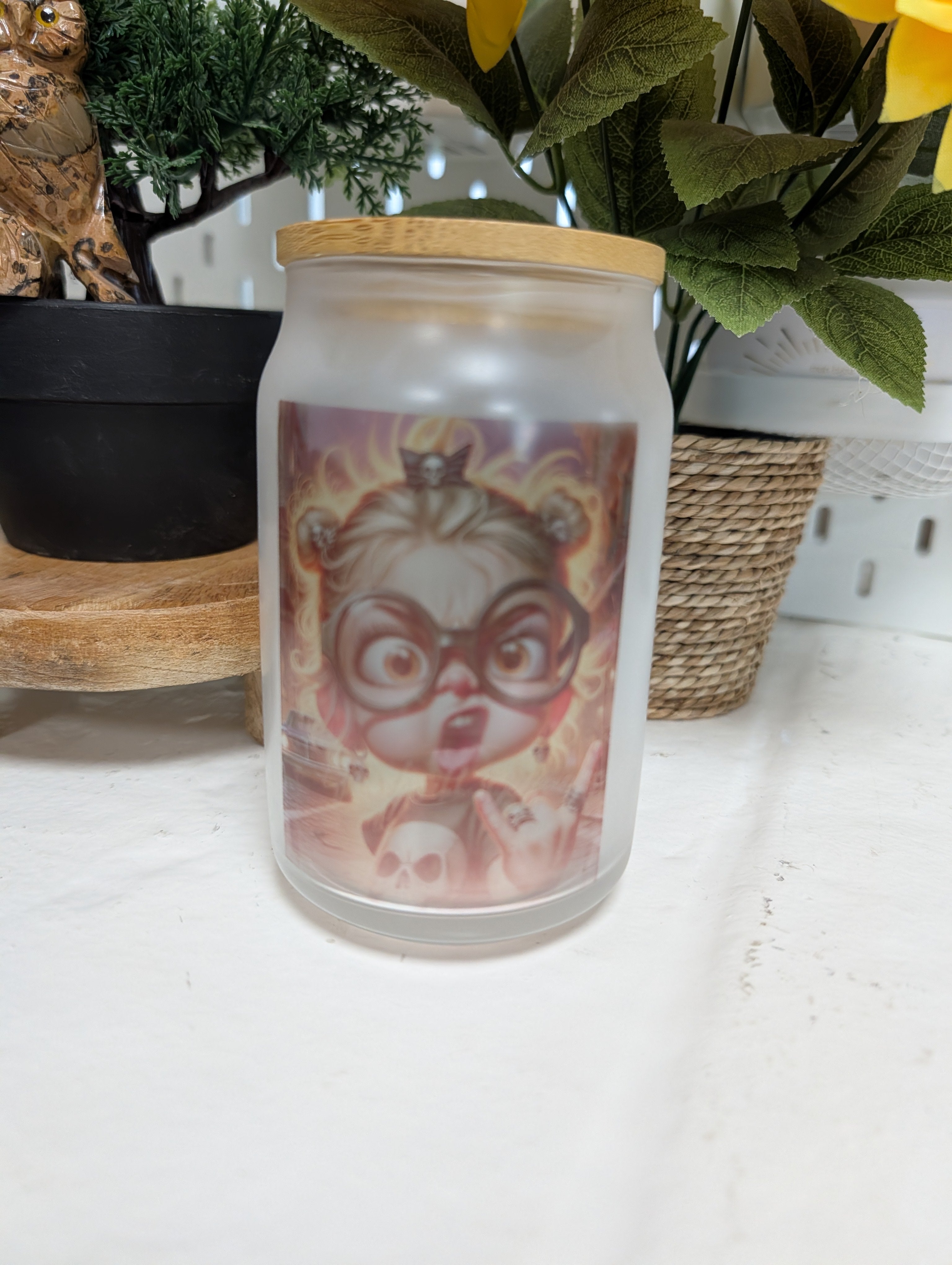 Jarre en verre double parois Personnalisable