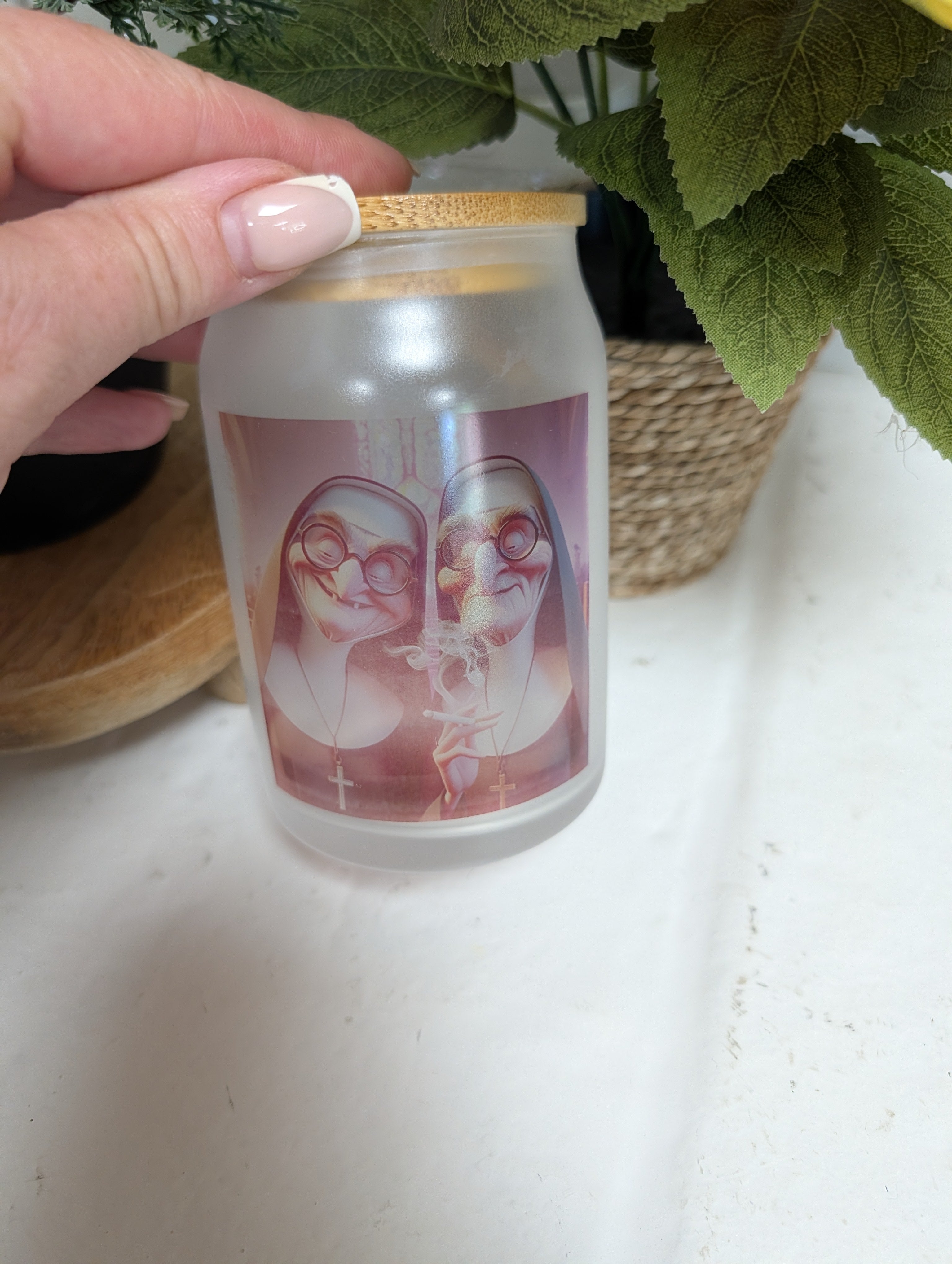 Jarre en verre double parois Personnalisable