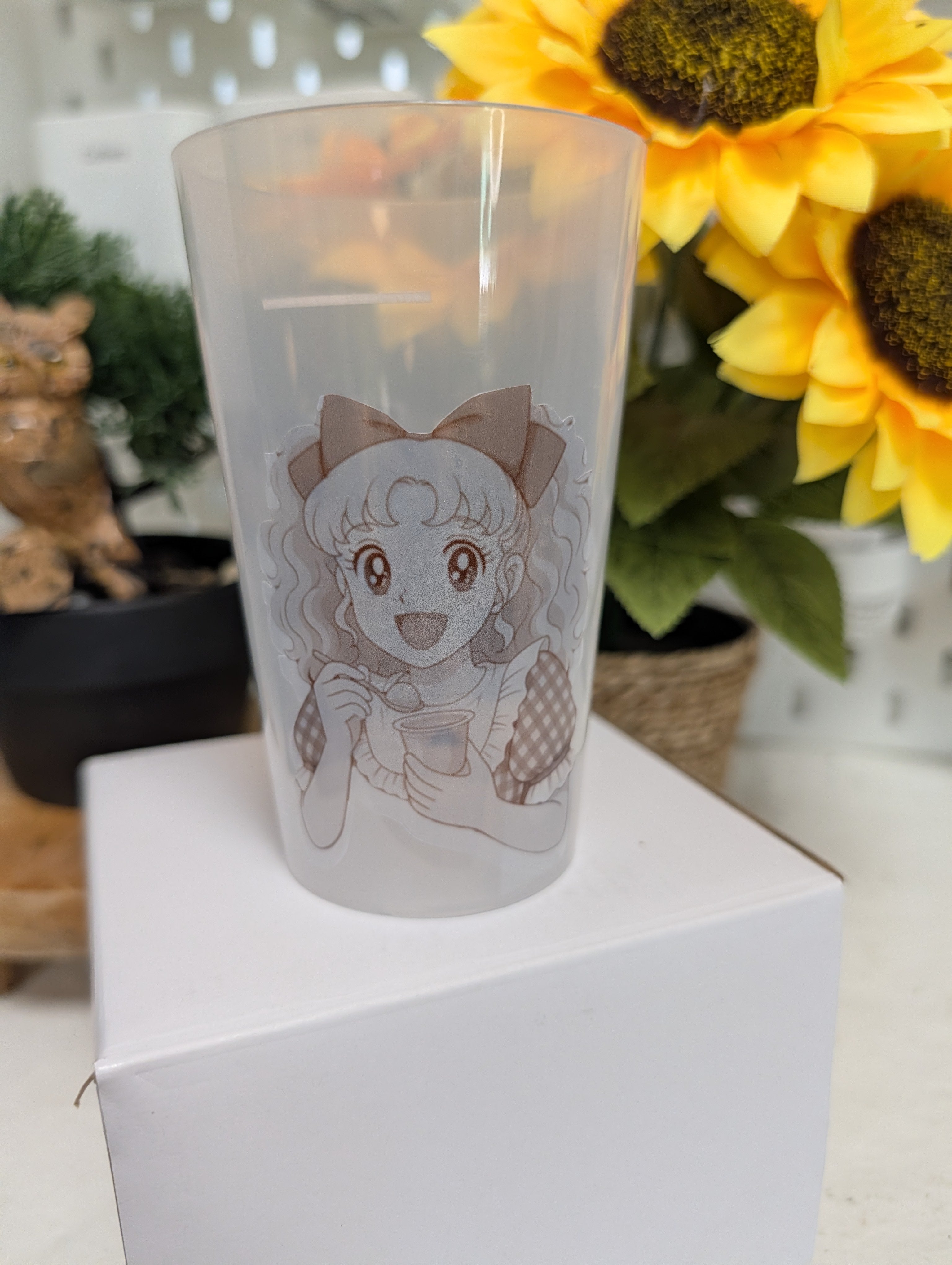 Verre personnage humour